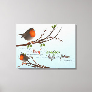 Jeremiah 29:11 Canvas Premium (Gloss)