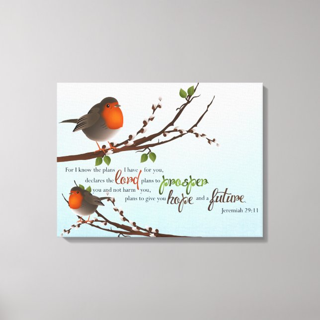 Jeremiah 29:11 Canvas Premium (Gloss) (Frente)