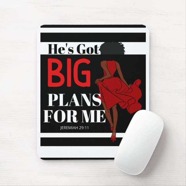 Jeremiah 29:11 Mousepad (Com mouse)