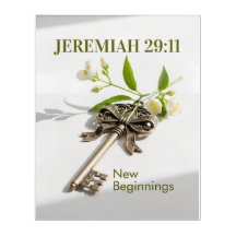 Jeremias 29:11 Esperança & Futuro Moldura