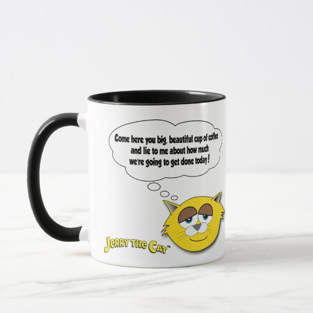 Jerry, A Caneca Gato (Esquerda)