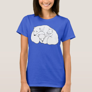 Jérseis dos t-shirt da arte do urso da camisa do