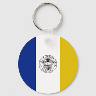 Jersey City flag Chaveiro