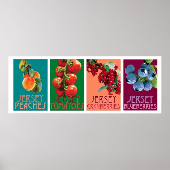 Jersey Fruta Poster horizontal (Frente)
