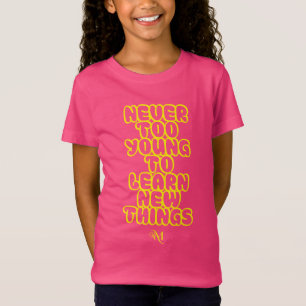 Jersey T-Shirt : Nunca Muito Jovem (fuchsia/amarel