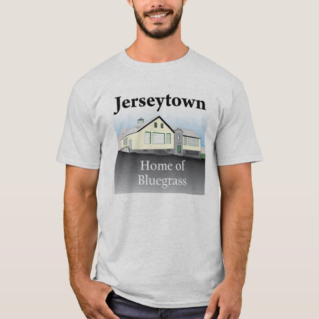 Jerseytown - Home do t-shirt do Bluegrass (Frente)
