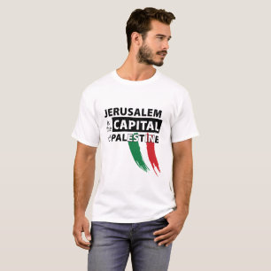 Jerusalem é a capital do t-shirt de Palestina