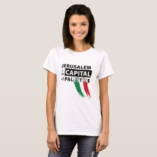 Jerusalem é a capital do t-shirt de Palestina