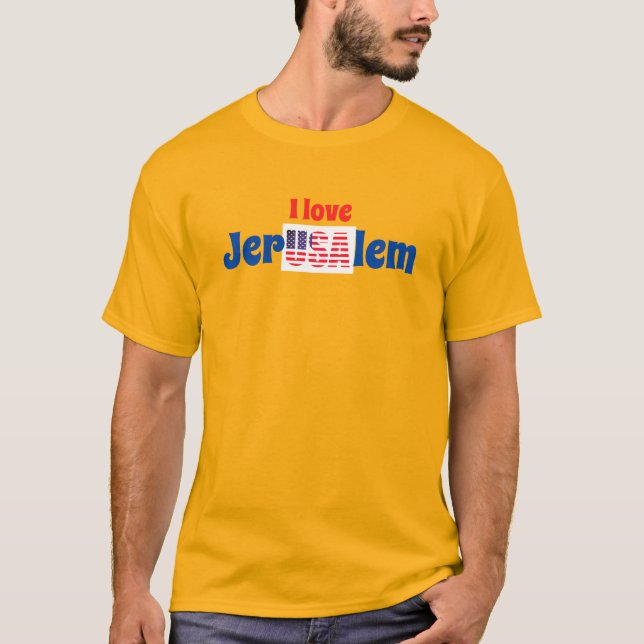 Jerusalém EUA T-Shirt (Frente)