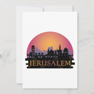 Jerusalém - Linha do horizonte da Cidade Antiga -