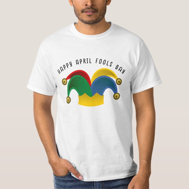 Jesters Hat April Fool's Day T-Shirt (Frente)