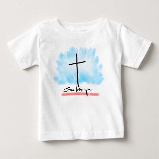 JESUS ADORA A SUA T-Shirt (Frente)