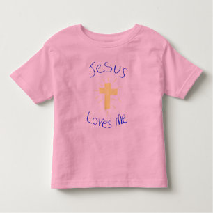 Jesus ama-me camisa da menina
