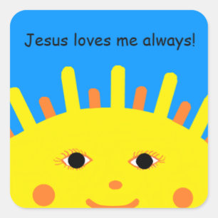 Jesus ama-me sempre etiqueta