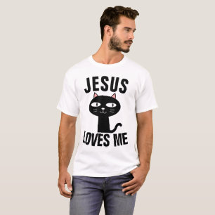 JESUS AMA-ME, t-shirt CRISTÃOS do CAT