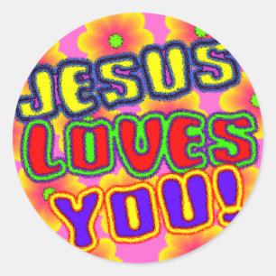 Jesus ama-o! Etiqueta