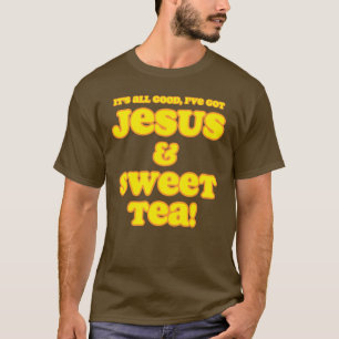 Jesus & amarelo doce da camisa do chá