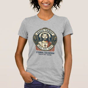 Jesus Barbeiro Camiseta Gráfica Grooming Masculino