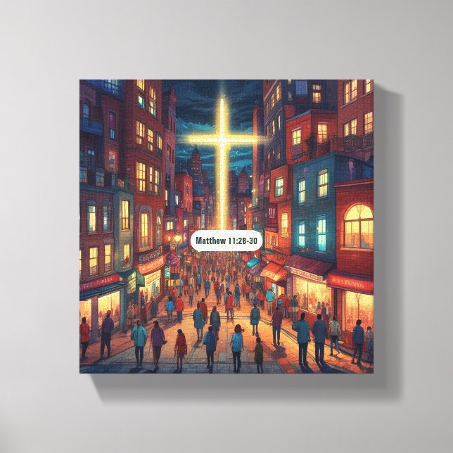 Jesus Cares - Canvas Premium (Gloss) (Frente)