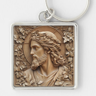 Jesus Carving Chaveiro