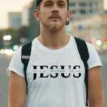 Jesus Christian T-Shirt<br><div class="desc">Camiseta cristã para homens com Jesus em caligrafia elegante com "a vida, o caminho, a verdade" escrevendo em evidências. Esta moda, design de fé moderna é a dádiva perfeita e a declaração de moda. Elevem sua fé com nossa camiseta cristã para mulheres, adornada com caligrafia elegante. Esta tendência e design...</div>