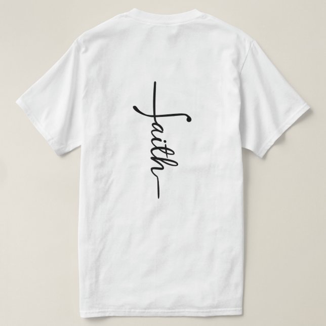 Jesus Christian T-Shirt Men (Verso do Design)