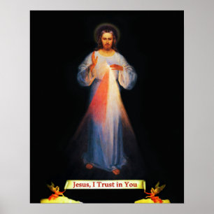 Jesus Compaixão Divino Faustina 02 Poster