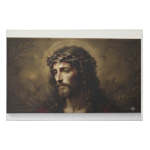 Jesus Coroa de Espinhos Impressão em Tela | Arte C