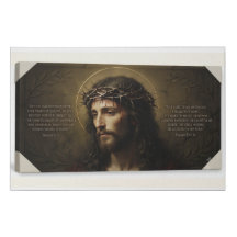 Jesus Coroa de Espinhos Impressão em Tela | Isaías