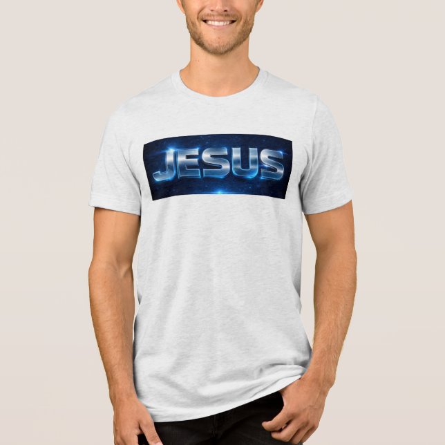 JESUS – Cosmic Glow T-Shirt (Frente)