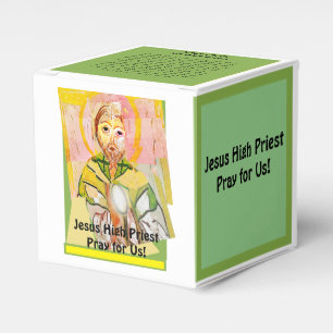 Jesus Cristo a caixa de favoritos do alto padre
