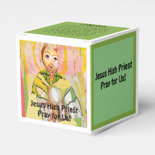 Jesus Cristo a caixa de favoritos do alto padre