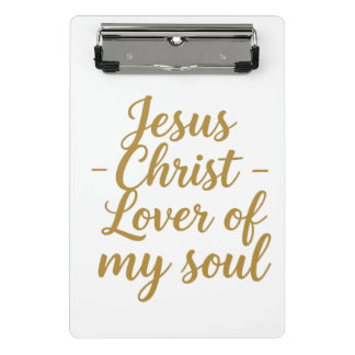 Jesus Cristo Amante da Minha Alma Mini Prancheta