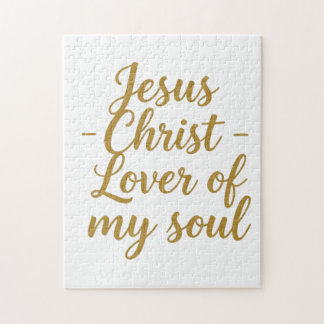 Jesus Cristo Amante da Minha Alma Quebra-Cabeça de