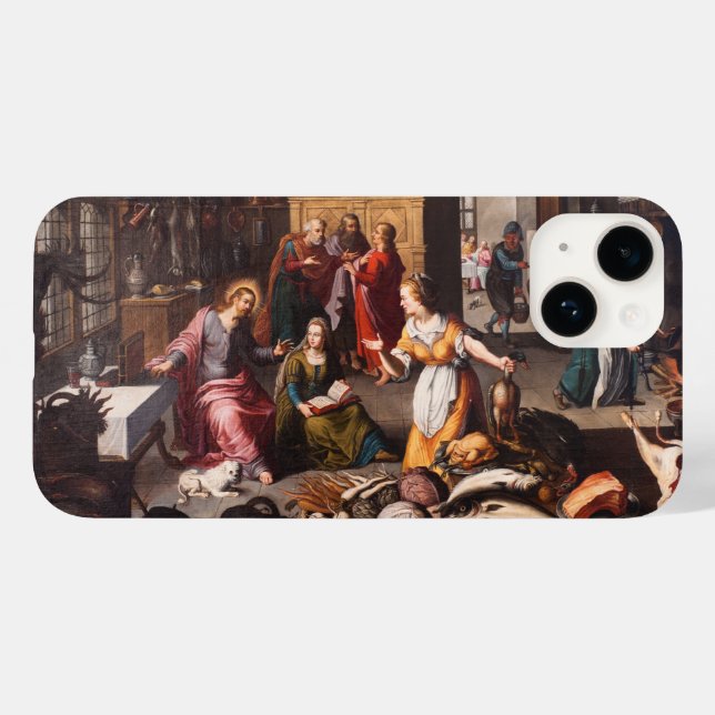 Jesus Cristo com Marta e Maria - Joos Goemaere (Verso (horizontal))