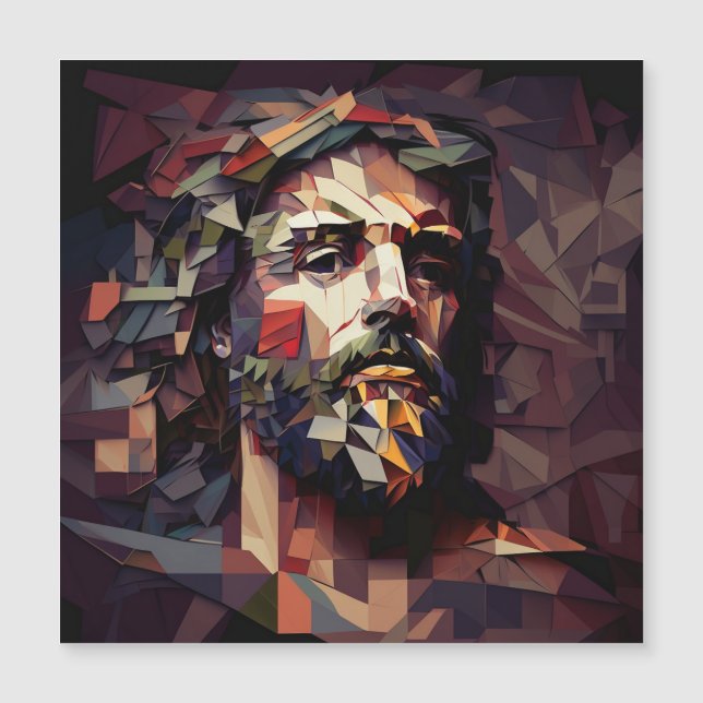 Jésus Cristo cubisme (Frente)