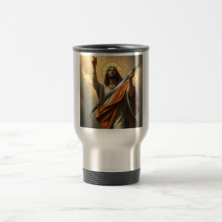 Jesus Cristo é a Caneca de viagem do King Steel