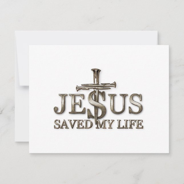 Jesus Cristo Salvou Meu Presente De Vida Para Mulh (Frente)