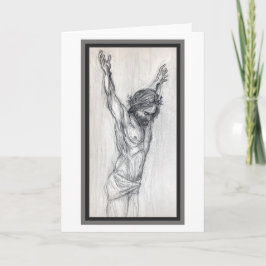 "Jesus cruz." Cartão