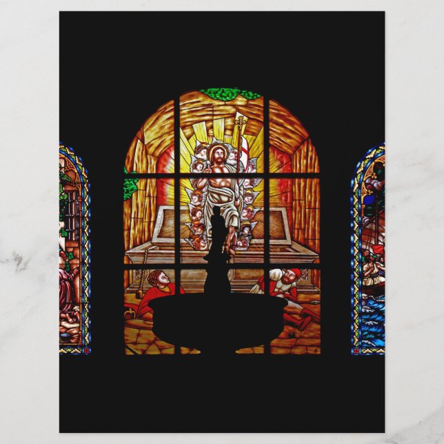 jesus de vidro colorido (Frente)