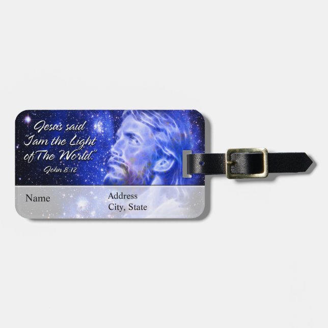 Jesus disse Eu sou.. Etiqueta de Bagagem (Frente Horizontal)