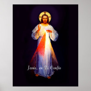 Jesus Divina Misericordia Poster espanhol