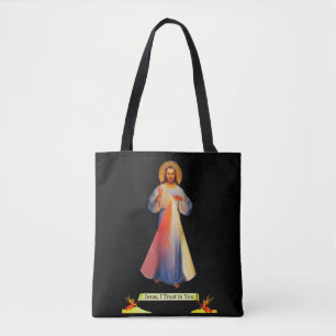Jesus Divino Compaixão Tote Bag