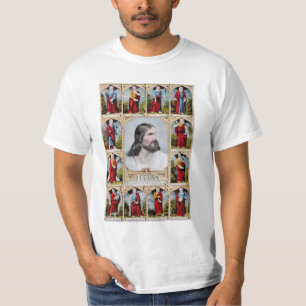 Jesus e a camisa dos apóstolos