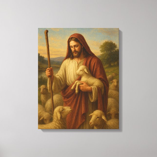 Jesus é a Canvas de Arte da Parede LDS nº 2™ (Frente)