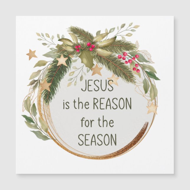 Jesus é a razão da temporada de Natal  (Frente)