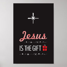 Jesus é a razão de presente para esta poster de te