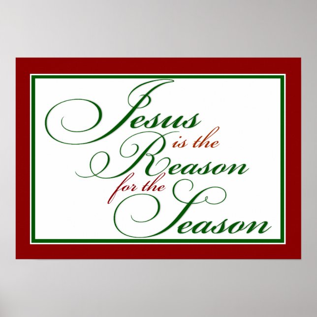 Jesus é a razão Poster (Frente)