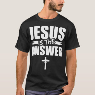 Jesus é a resposta Jesus T-Shirt Você é um Patriot