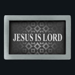 Jesus é Lorde Oval Belt Buckle<br><div class="desc">Jesus é Lorde Buckle por Daniel</div>